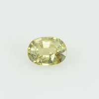 0.45 Cts Natural Yellow Sapphire Loose Gemstone Oval Cut