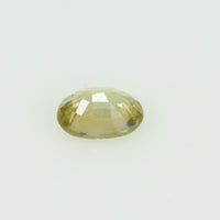 0.45 Cts Natural Yellow Sapphire Loose Gemstone Oval Cut