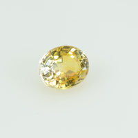 0.56 Cts Natural Yellow Sapphire Loose Gemstone Oval Cut