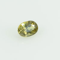 0.42 Cts Natural Yellow Sapphire Loose Gemstone Oval Cut