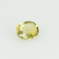 0.46 Cts Natural Yellow Sapphire Loose Gemstone Oval Cut