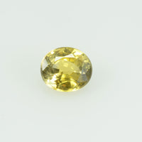 0.48 Cts Natural Yellow Sapphire Loose Gemstone Oval Cut