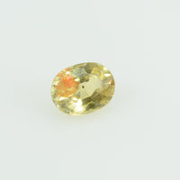 0.41 Cts Natural Yellow Sapphire Loose Gemstone Oval Cut