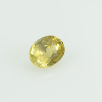 0.46 Cts Natural Yellow Sapphire Loose Gemstone Oval Cut