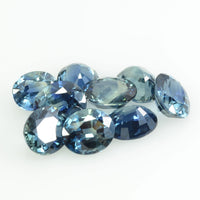 6x5 Natural Calibrated Blue Sapphire Loose Gemstone Oval Cut