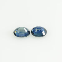 6x5 Natural Calibrated Blue Sapphire Loose Gemstone Oval Cut