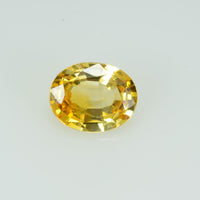 0.54 cts Natural Yellow Sapphire Loose Gemstone Oval Cut
