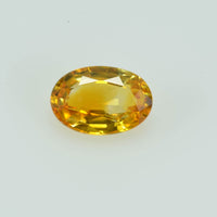 0.55 cts Natural Yellow Sapphire Loose Gemstone Oval Cut
