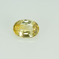 0.57 cts Natural Yellow Sapphire Loose Gemstone Oval Cut