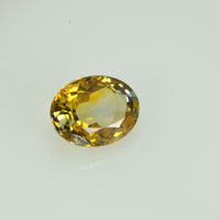0.61 cts Natural Yellow Sapphire Loose Gemstone Oval Cut