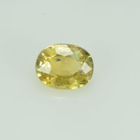 0.61 cts Natural Yellow Sapphire Loose Gemstone Oval Cut