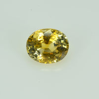 0.71 cts Natural Yellow Sapphire Loose Gemstone Oval Cut