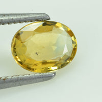 1.07 cts Natural Yellow Sapphire Loose Gemstone Oval Cut