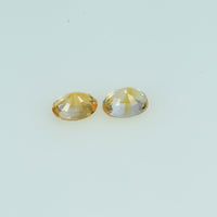 0.48 cts Natural Fancy Sapphire Loose Pair Gemstone Oval Cut