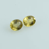 0.99 cts Natural Fancy Sapphire Loose Pair Gemstone Oval Cut