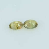 1.12 cts Natural Fancy Sapphire Loose Pair Gemstone Oval Cut