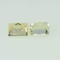 1.20 cts Natural Yellow Sapphire Loose Pair Gemstone Baguette Cut