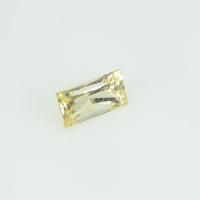 0.52 cts Natural Yellow Sapphire Loose Pair Gemstone Baguette Cut