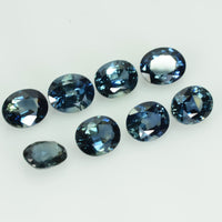 6x5 Natural Calibrated Blue Sapphire Loose Gemstone Oval Cut