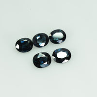 6x5 mm Natural Calibrated Blue Sapphire Loose Gemstone Oval Cut
