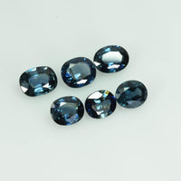 6x5 mm Natural Calibrated Blue Sapphire Loose Gemstone Oval Cut
