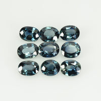 6x5 Natural Calibrated Blue Sapphire Loose Gemstone Oval Cut