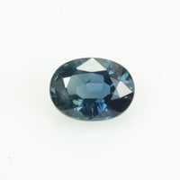 0.78 cts Natural Teal Blue Sapphire Loose Gemstone Oval Cut