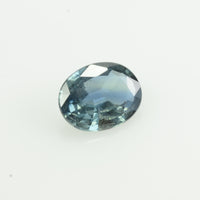 0.49 cts Natural Teal Blue Sapphire Loose Gemstone Oval Cut