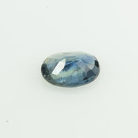 0.49 cts Natural Teal Blue Sapphire Loose Gemstone Oval Cut