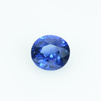 0.83 cts natural blue sapphire loose gemstone oval cut