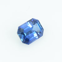 1.13 cts Natural Blue Sapphire Loose Gemstone Emerald Cut