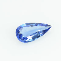 0.87 Cts Natural Blue Sapphire Loose Gemstone Pear Cut