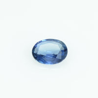 0.43 cts natural blue sapphire loose gemstone oval cut