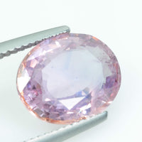 4.98 cts Natural Pink Sapphire Loose Gemstone oval Cut