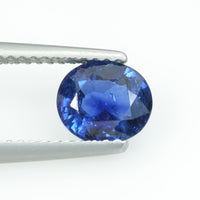 1.42 Cts Natural Blue sapphire loose gemstone oval cut