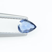 0.31 Cts Natural Blue Sapphire Loose Gemstone Pear Cut