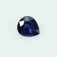 0.98 cts Natural Blue Sapphire Loose Gemstone Pear Cut