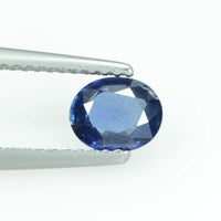 0.81 Cts Natural Blue Sapphire Loose Gemstone Oval Cut