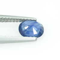 0.87 Cts Natural Blue Sapphire Loose Gemstone Oval Cut