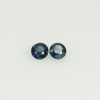 3.2 mm Natural Blue Sapphire Loose Gemstone Round Cut