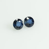 4.3 mm Natural Blue Sapphire Loose Gemstone Round Cut