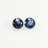 4.4 mm Natural Blue Sapphire Loose Gemstone Round Cut