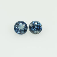 3.2 mm Natural Blue Sapphire Loose Gemstone Round Cut