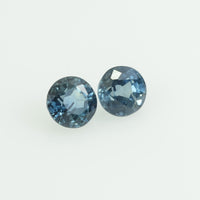 3.3 mm Natural Blue Sapphire Loose Gemstone Round Cut