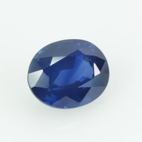 1.39 Cts Natural Blue Sapphire Loose Gemstone Oval Cut