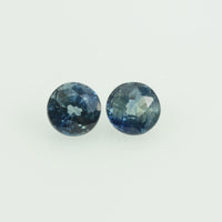 3.2 mm Natural Blue Sapphire Loose Gemstone Round Cut