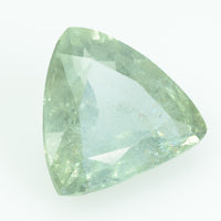 5.20 Cts Natural Green Sapphire Loose Gemstone Trillion Cut