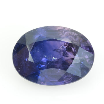 4.68 Cts Natural Purple Sapphire Loose Gemstone Oval Cut