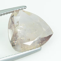 5.64 Cts Natural Peach Sapphire Loose Gemstone Trillion Cut