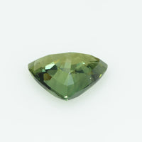 3.02 Cts Natural Green Sapphire Loose Gemstone Trillion Cut